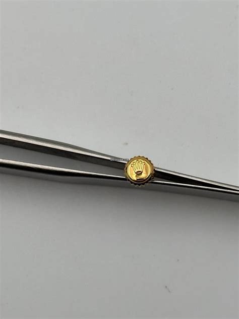 Rolex corona crown a vite 5.2x2.5mm gold plated